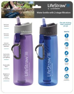 Water bottle water filter