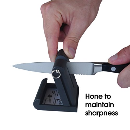Brod & Taylor Pocket Knife Sharpener Dual-Action Austrian Tungsten Carbide