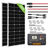 ECO-WORTHY 200 Watts Solar Panel Kit for RV, Camper, Vehicle, Caravan and Any Other Off Grid Applications