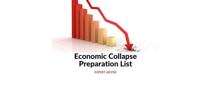 economic collapse preparation list