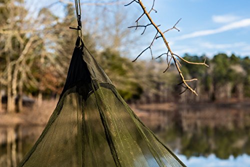 The Friendly Swede Camping Mosquito Bed Net, Bug Net for Single Cot (Army Green)