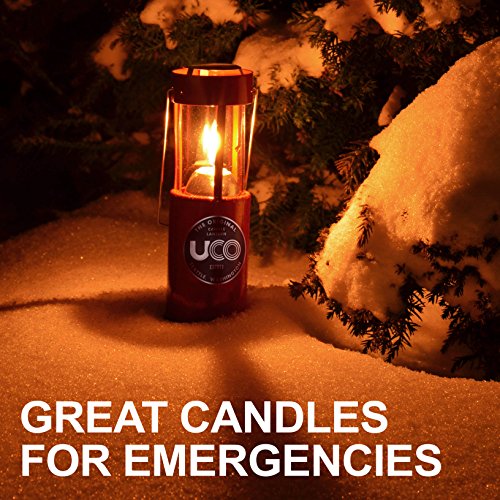 UCO Candle Lantern 3.5-Inch Candles, 20-Pack, 12-Hour Beeswax (L-CA20PK-B-AMZ)