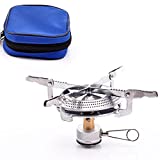 Alpertie Lightweight Large Burner Classic Camping and Backpacking Stove. For iso-Butane/Propane Canisters