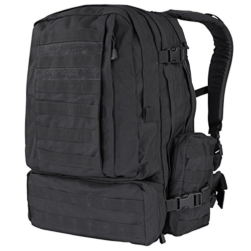 Condor 3 Day Assault Pack (Black, 3038-Cubic Inch)