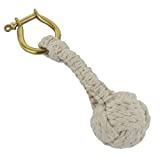 Nautical Maritime Marine Sailor's Monkey Fist sailor rope knot Keychain key Ring