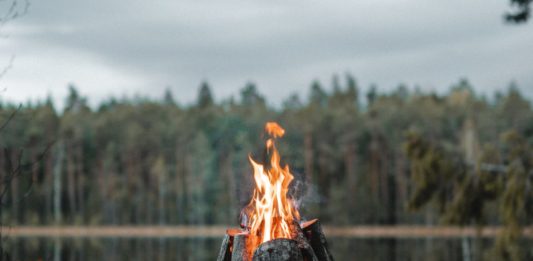 how to make a fire , teepee camp fire