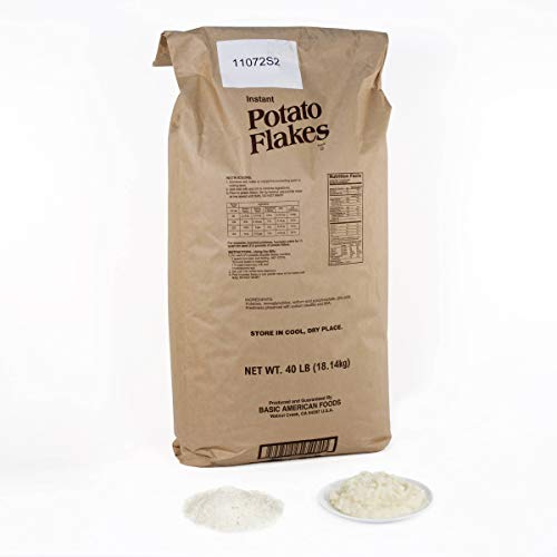 Potato Flakes Instant 40 Pound -- 1 Case, best foods to stockpile